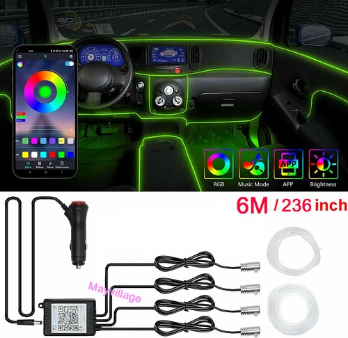 Rgb car led lights - 6m,